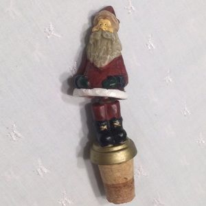Santa Clause Wine Stopper Cork